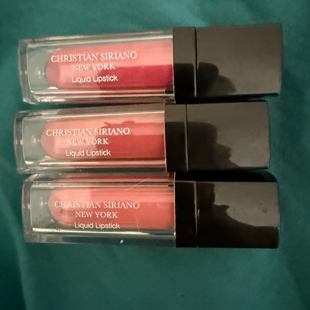 Christian Siriano Liquid Lipstick Trio - Bold Red and Pink